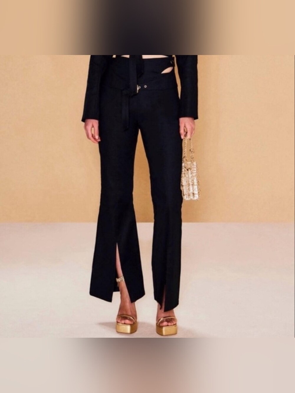 Cult Gaia Isabel trousers in black Small